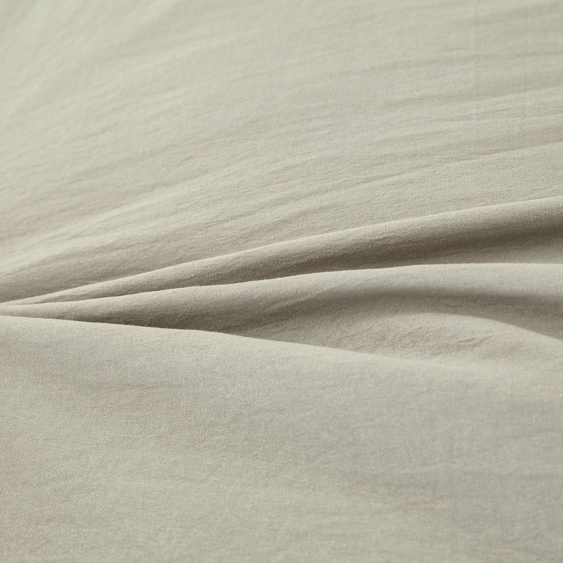 Ensemble housse de couette et taies d'oreiller en coton imité lavé, coloris naturel, 135 x 200 cm + 80 x 80 cm x 1