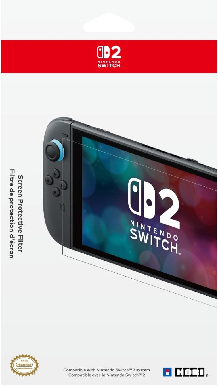 HORI Film de protection transparent pour Switch 2
