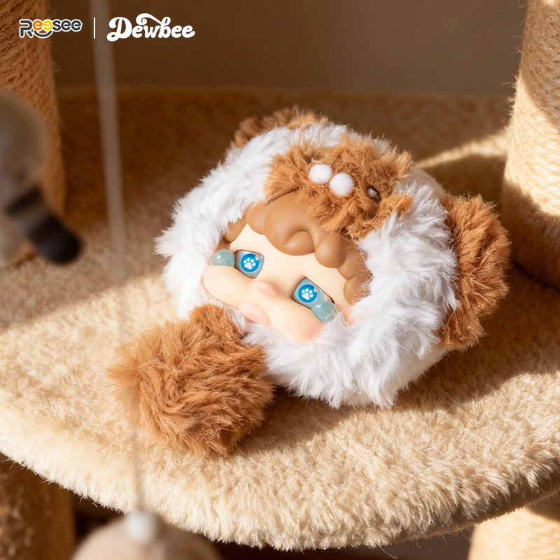 Blind box de pendentif en peluche Cat Rooler