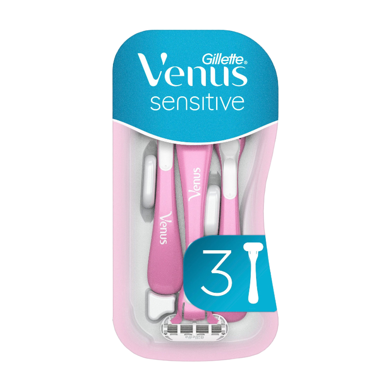 GILLETTE VENUS Sensitive Rasoirs jetables - Lot de 3