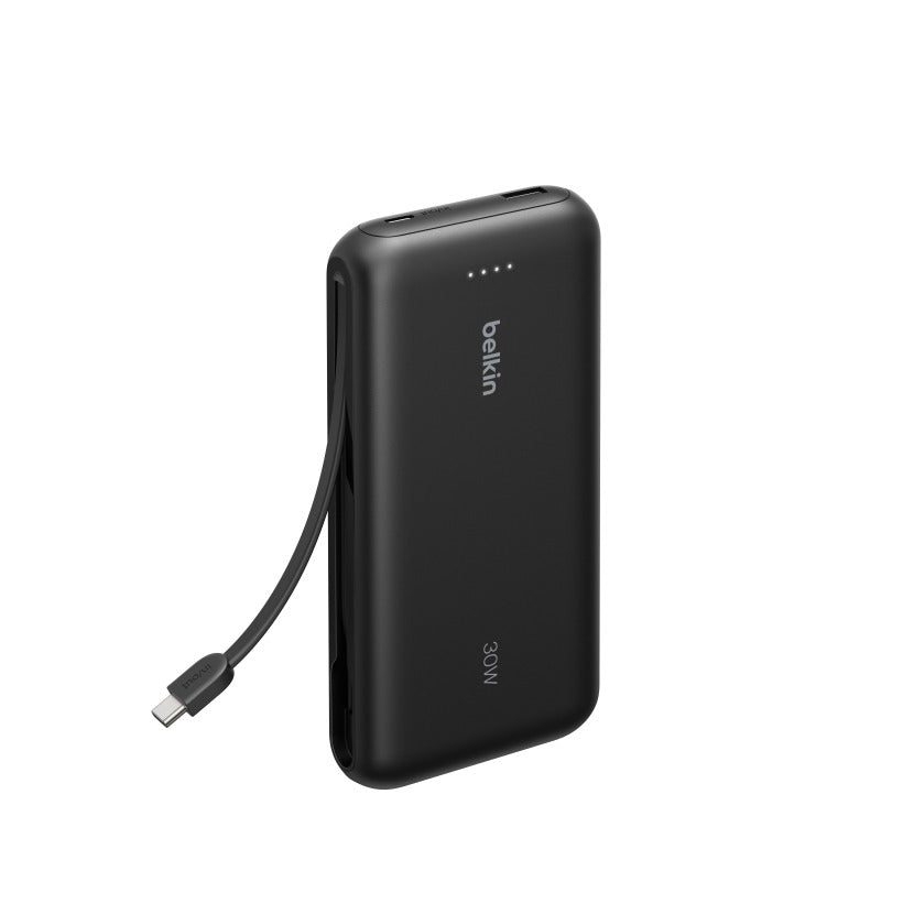 Belkin Gaming batterie externe 20000 mAh et 30 W PD avec câble intégré