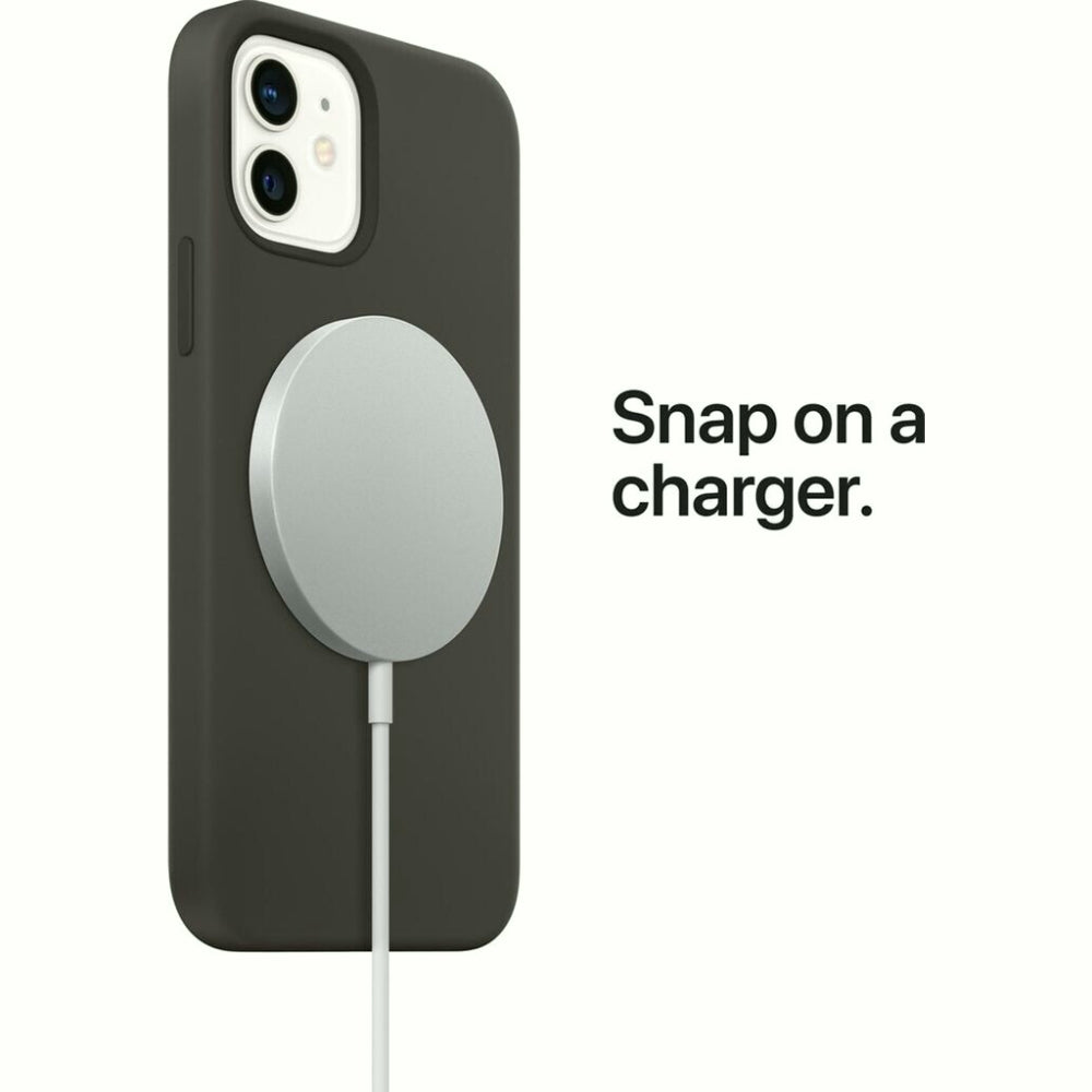 Apple coque en silicone MagSafe pour iPhone 16, vert d'eau