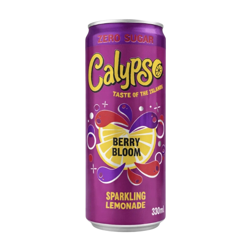 CALYPSO Sparkling Lemonade Berry Bloom Zero Sugar 330ml