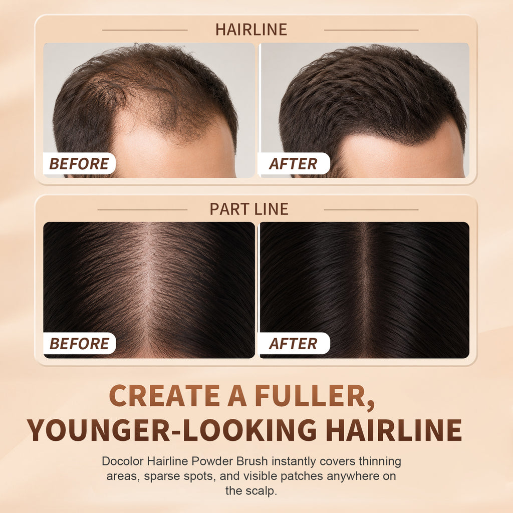 Docolor Pinceau pour ligne capillaire Noir