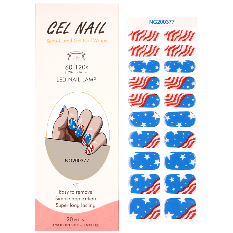 MeoMagic 14-160 - Autocollants gels pour ongles - 20 pièces