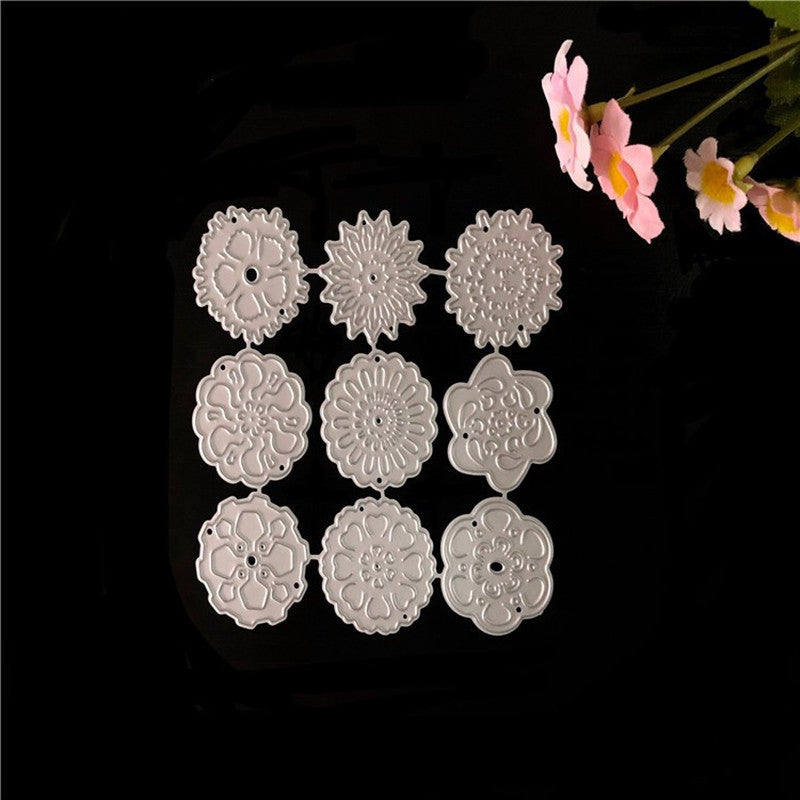Découpes pour scrapbooking pour la création de cartes, gabarit de perforation pour art du papier, masques de gaufrage de fond, décoration d'album DIY
