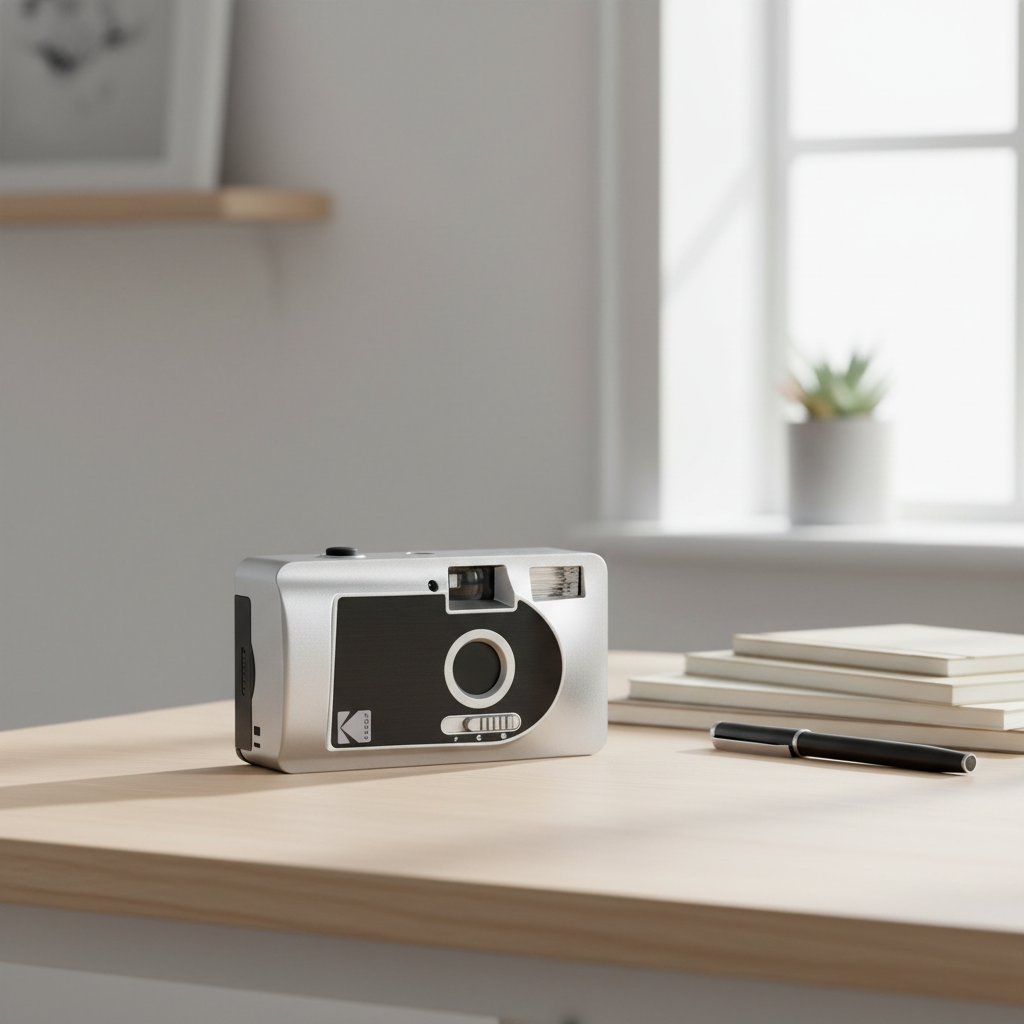 Kodak S88 Appareil photo argentique motorisé - noir et argent
