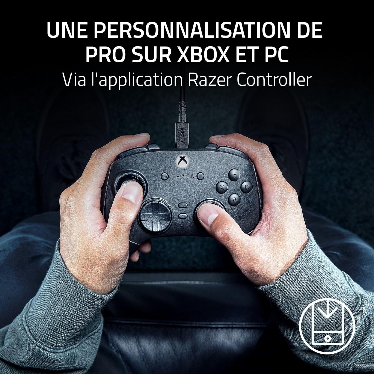 Razer Wolverine V3 Tournament Edition Manette eSport Filaire - Xbox & PC - Blanc