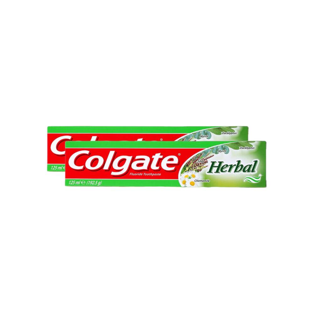 Colgate Dentifrice Original aux Plantes avec Camomille, Myrrhe & Eucalyptus - 125 ml - Lot de 2 (2 x 125 ml = 2 tubes)