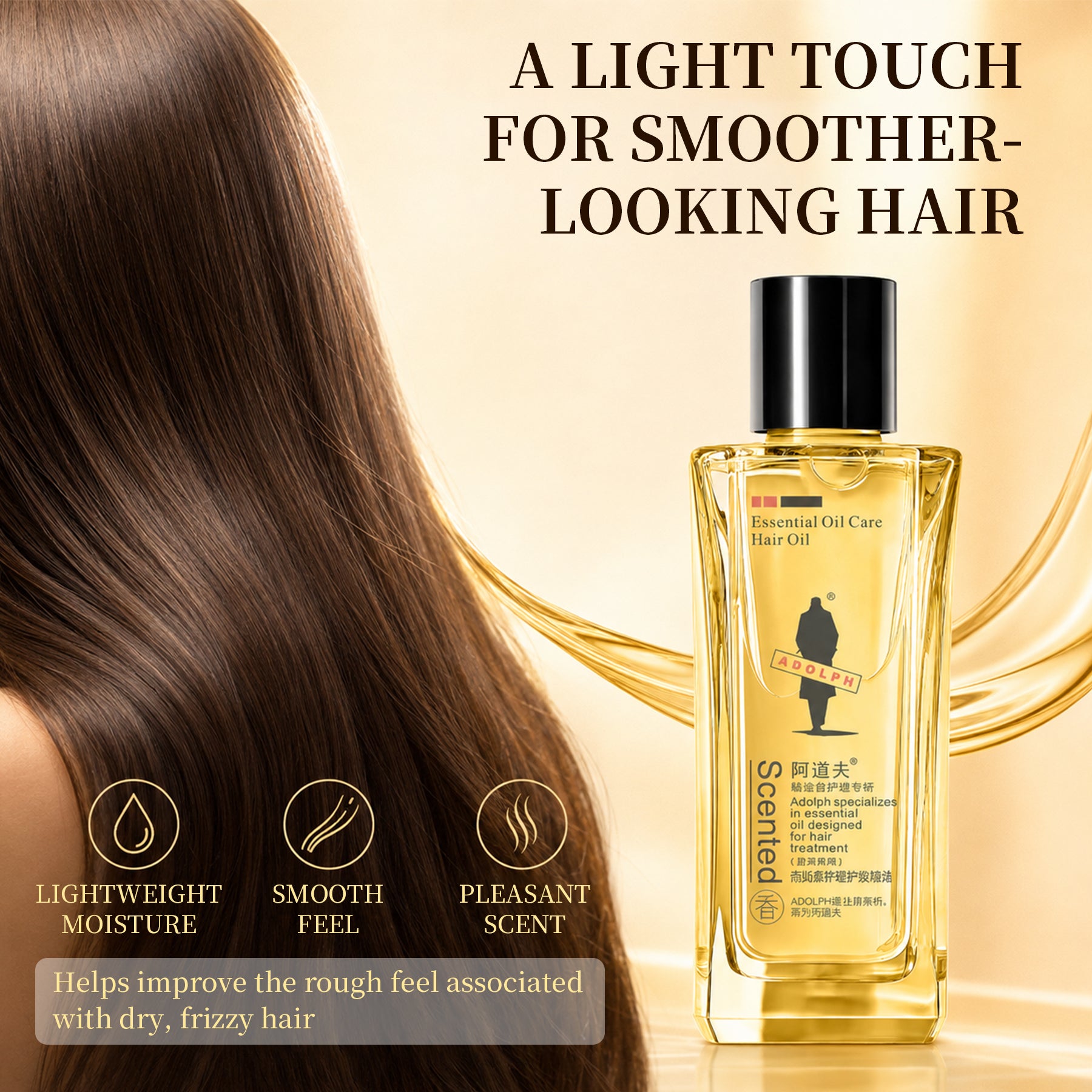 ADOLPH Huile de Soin Capillaire aux Huiles Essentielles 30 ml
