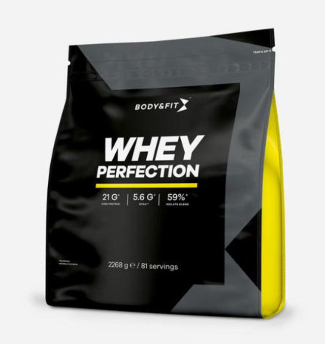 Body&Fit Whey Perfection saveur chocolat noisette - 2,26 kg