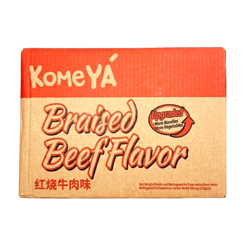 KOMEYA Nouilles au Bœuf Braisé (Bol) 112 g * 12