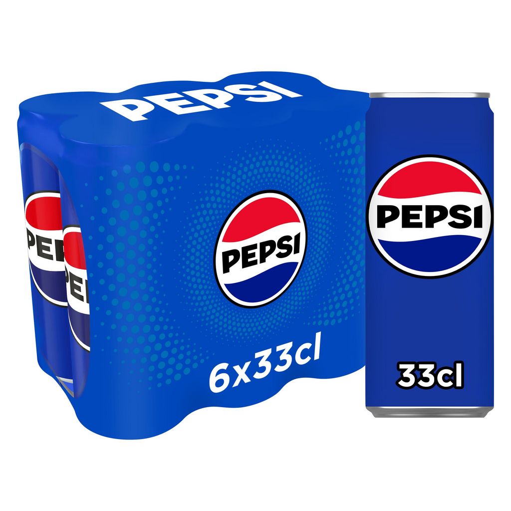 PEPSI cola regular pack 6x33cl