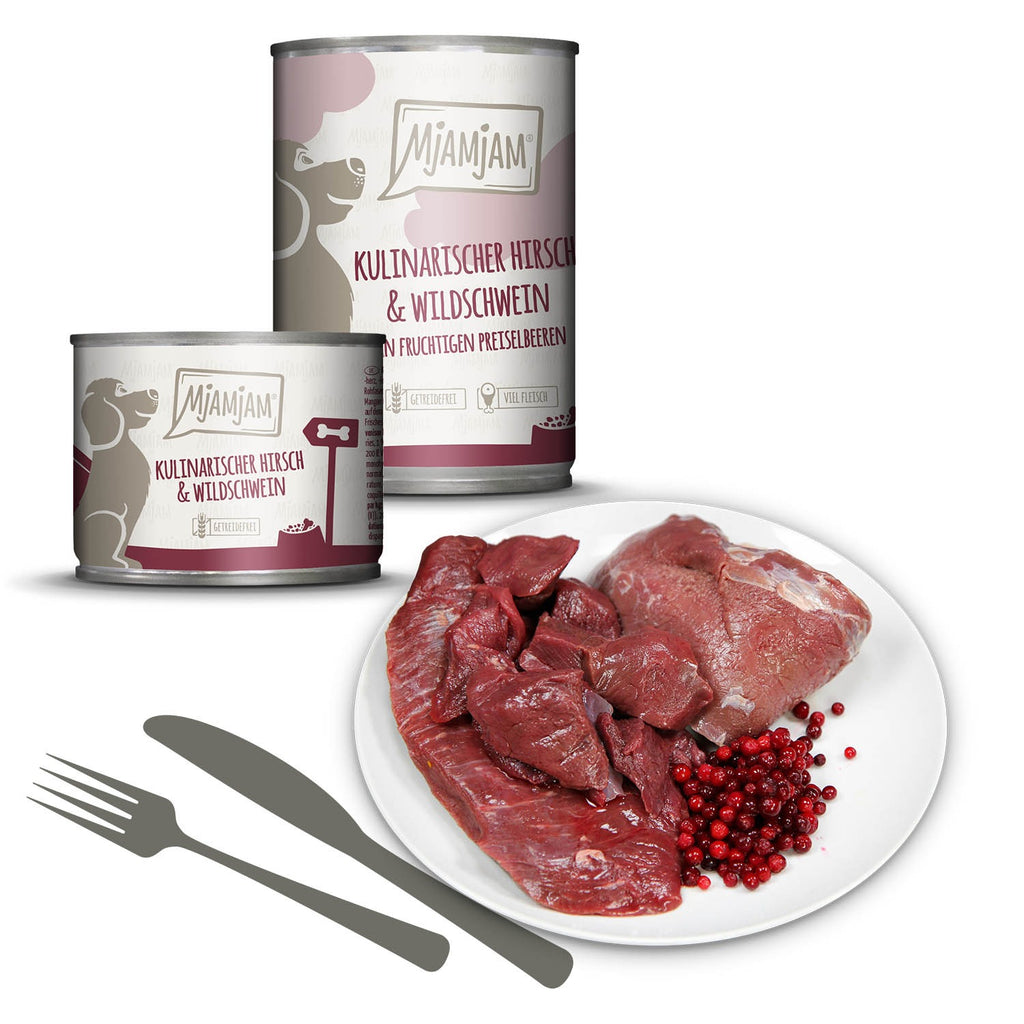 MjAMjAM Nourriture humide pour chien au poulet 200 g