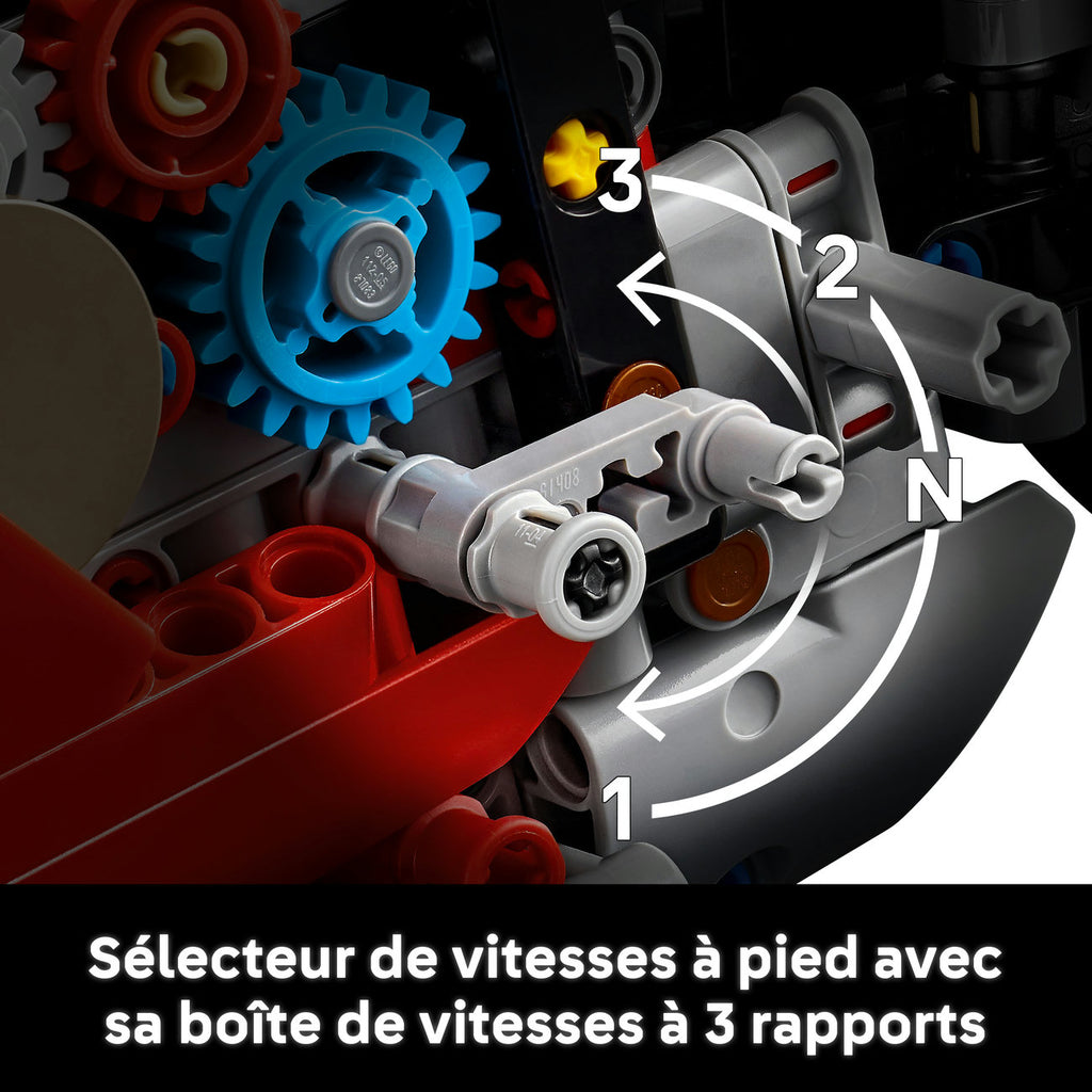 LEGO Technic Ducati Panigale V4 S 42202 Kit de Construction Moto Modèle pour Adultes avec Boîte de Vitesses et Moteur V4 (1 603 Pièces)