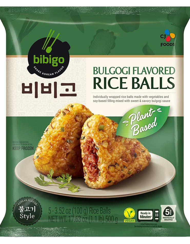 bibigo Boulettes de riz végétales saveur bulgogi - 500 g