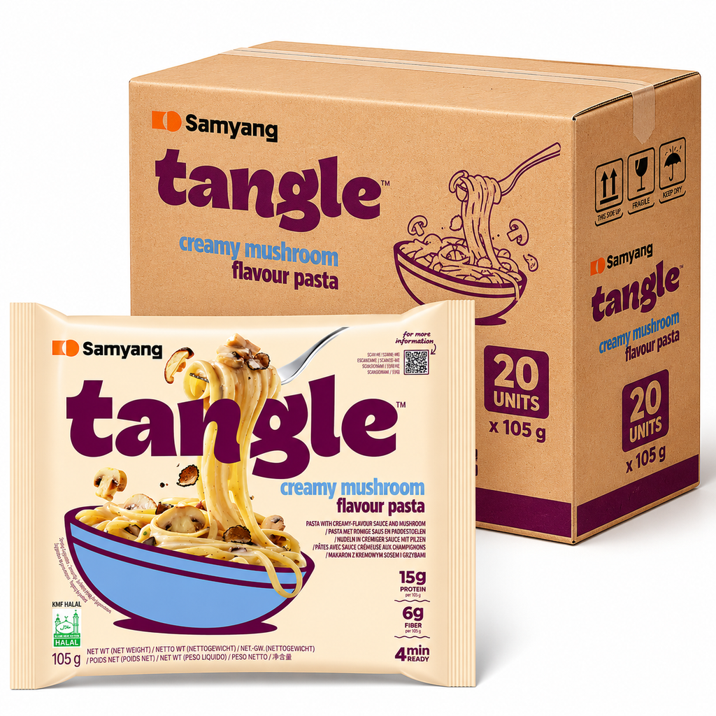 Samyang Tangle Pâtes crémeuses aux champignons 20 x 105 g