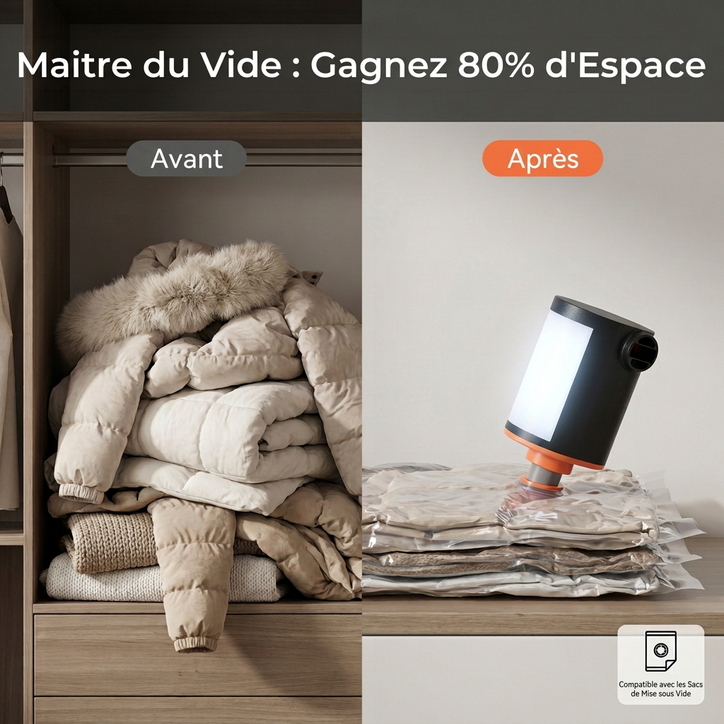 Mini Pompe à Air Extérieure Porbi 30W H5, Orange