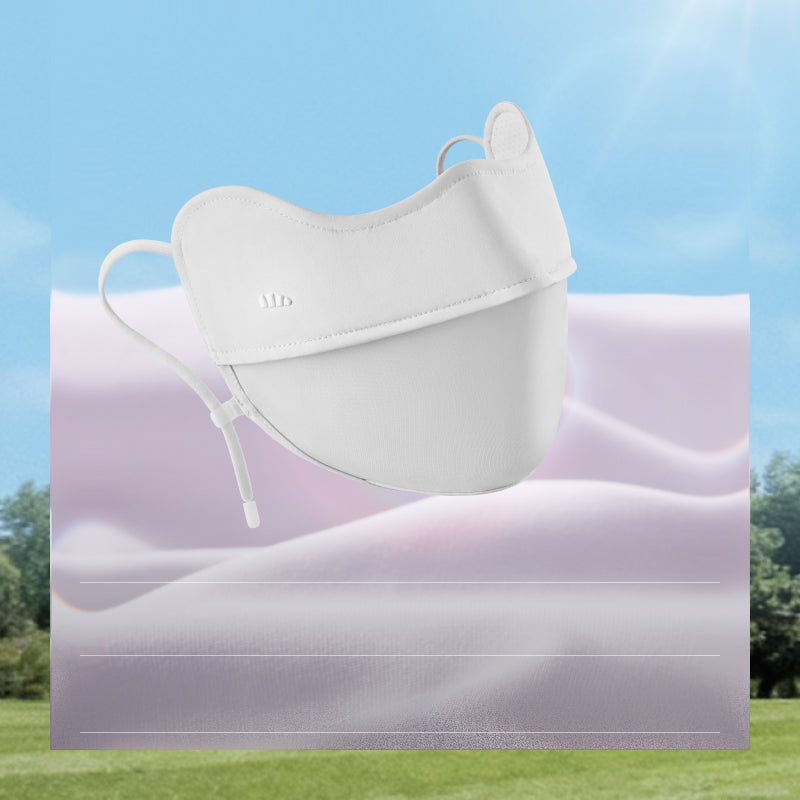 Beneunder Masque de protection solaire avec protection des yeux et effet rafraîchissant AL01j - Gris de montagne - F (Taille unique)