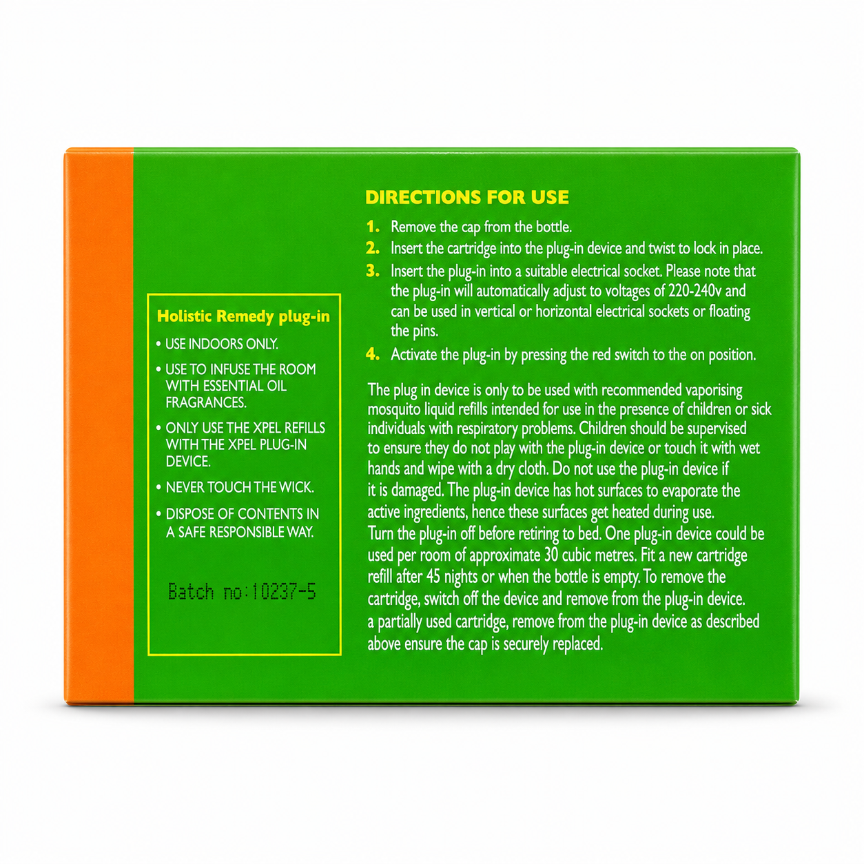 XPEL Diffuseur anti-moustiques et insectes avec recharge de 35 ml