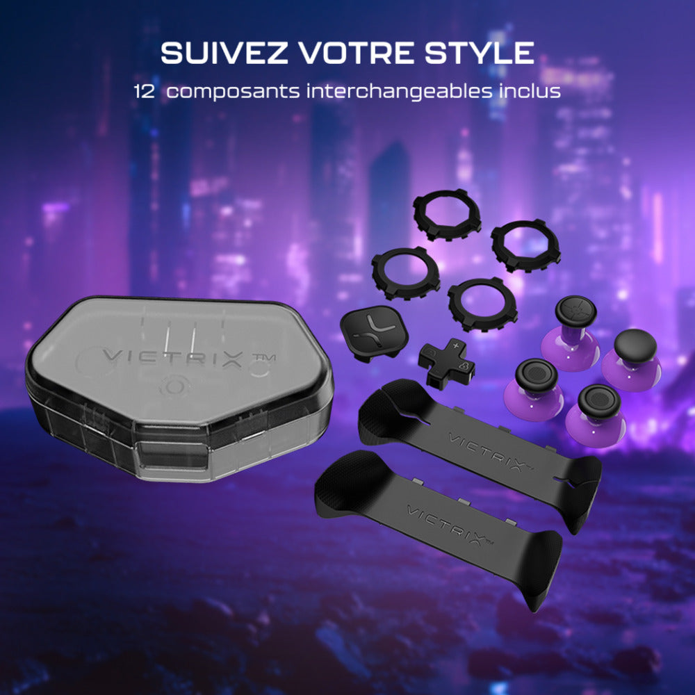 Turtle Beach Victrix Pro BFG Reloaded Manette esport Sans fil - Rapid Fire Clutch Triggers & Boutons programmables & Sticks interchangeables - Xbox Series X|S, PC (Licence officielle Microsoft) - Noir