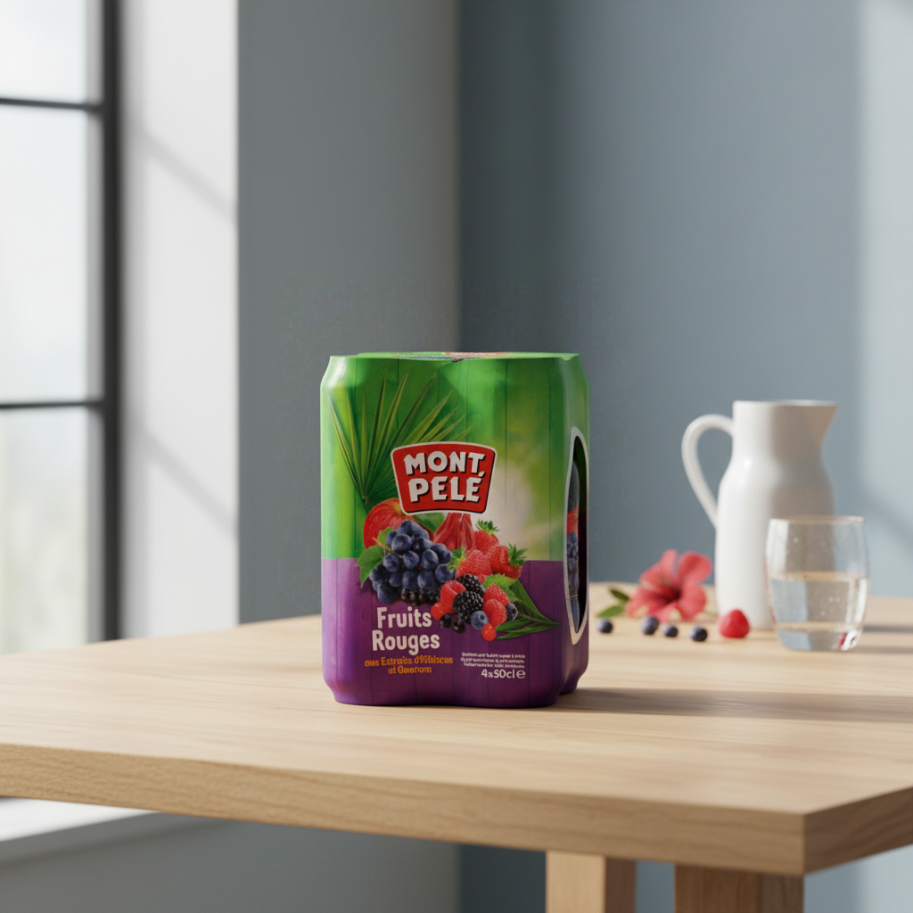 MONTPELE Boisson aux fruits rouges - 4 x 50 cl