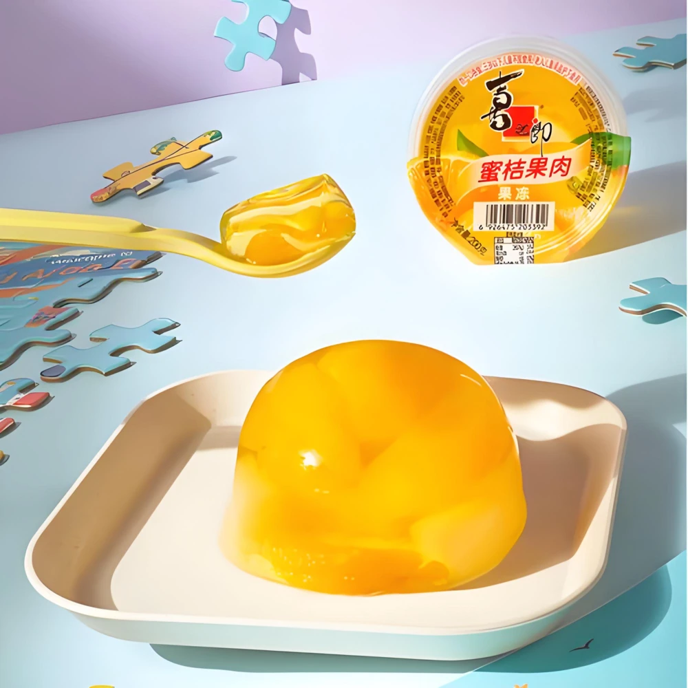 Strong Gelée aux fruits avec morceaux de fruits (mandarine) 200 g