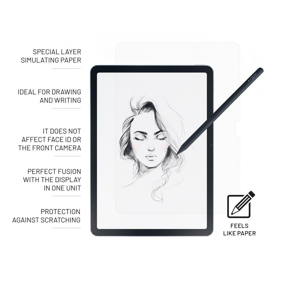 FIXED Protection d'écran PaperGlass pour Apple iPad Pro 11 pouces (2024)/M5 (2025)