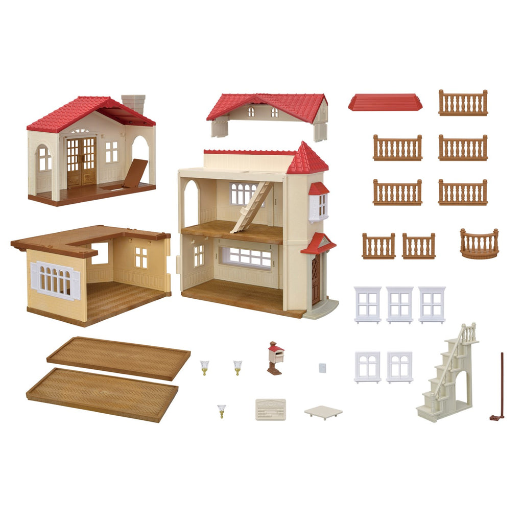 Sylvanian Families La grande maison éclairée et sa pièce secrète