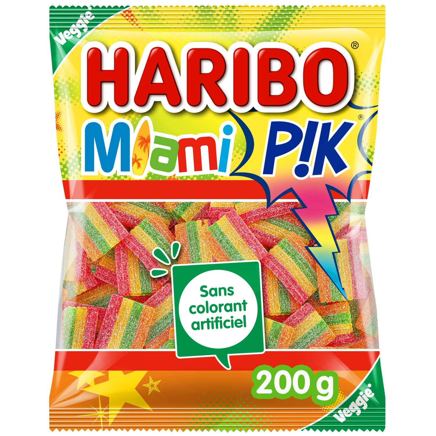 HARIBO Miami Pik - pack de 200 g