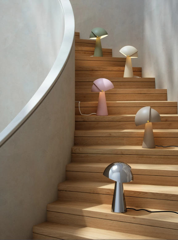 Lampe à poser ALIGN métal beige IP20 E27 - DFTP, Intérieur