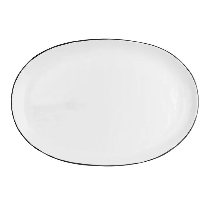 BJÖRN PURE Lot de 3 plateaux de service - Blanc neige