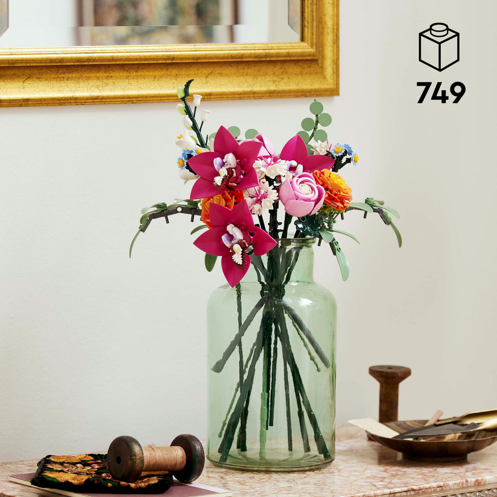 LEGO Botanicals 10342 Le joli bouquet de fleurs roses