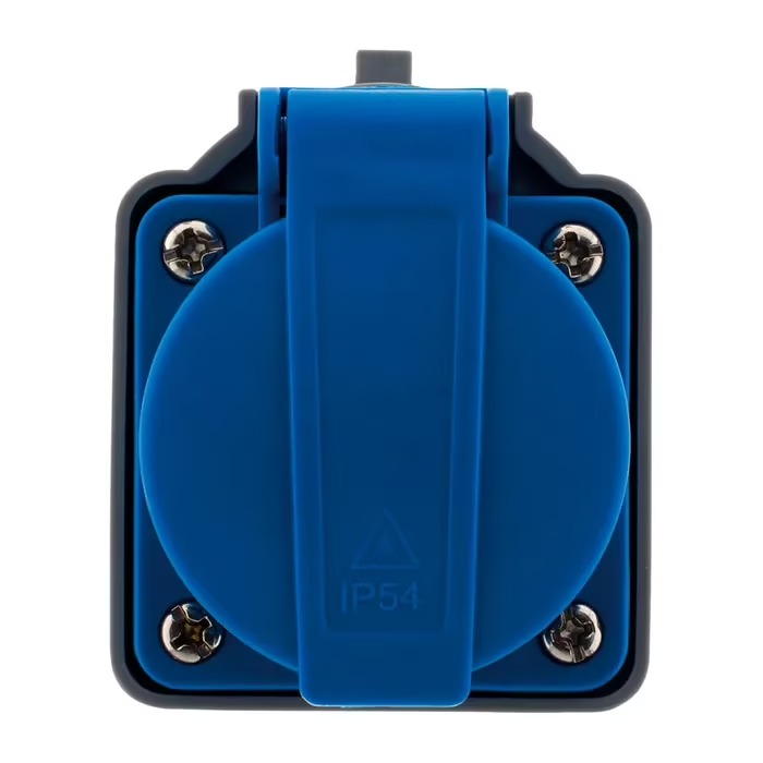 ZENITECH Adaptateur de raccordement sans fil compact, femelle 16 A 2P+T vers mâle CEE 17, pour camping et bateau