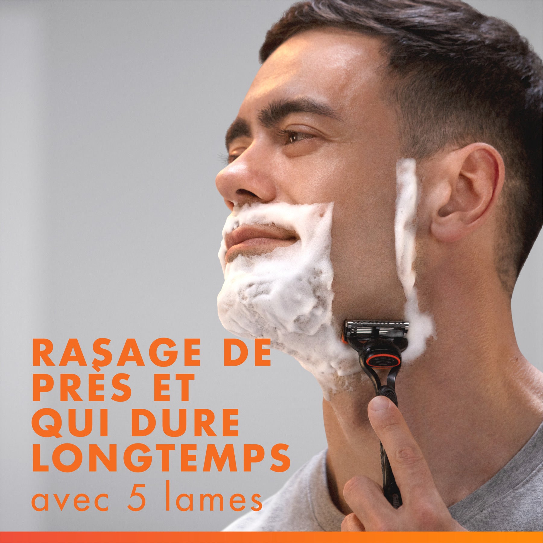 Gillette Lames de Rasoir Homme Fusion 5, Pack de 6 | Recharges Longue Durée en Acier Inoxydable, Bande Lubrifiante, Micro-Lamelles, 1 Rechange Jusqu’à 20 Rasages