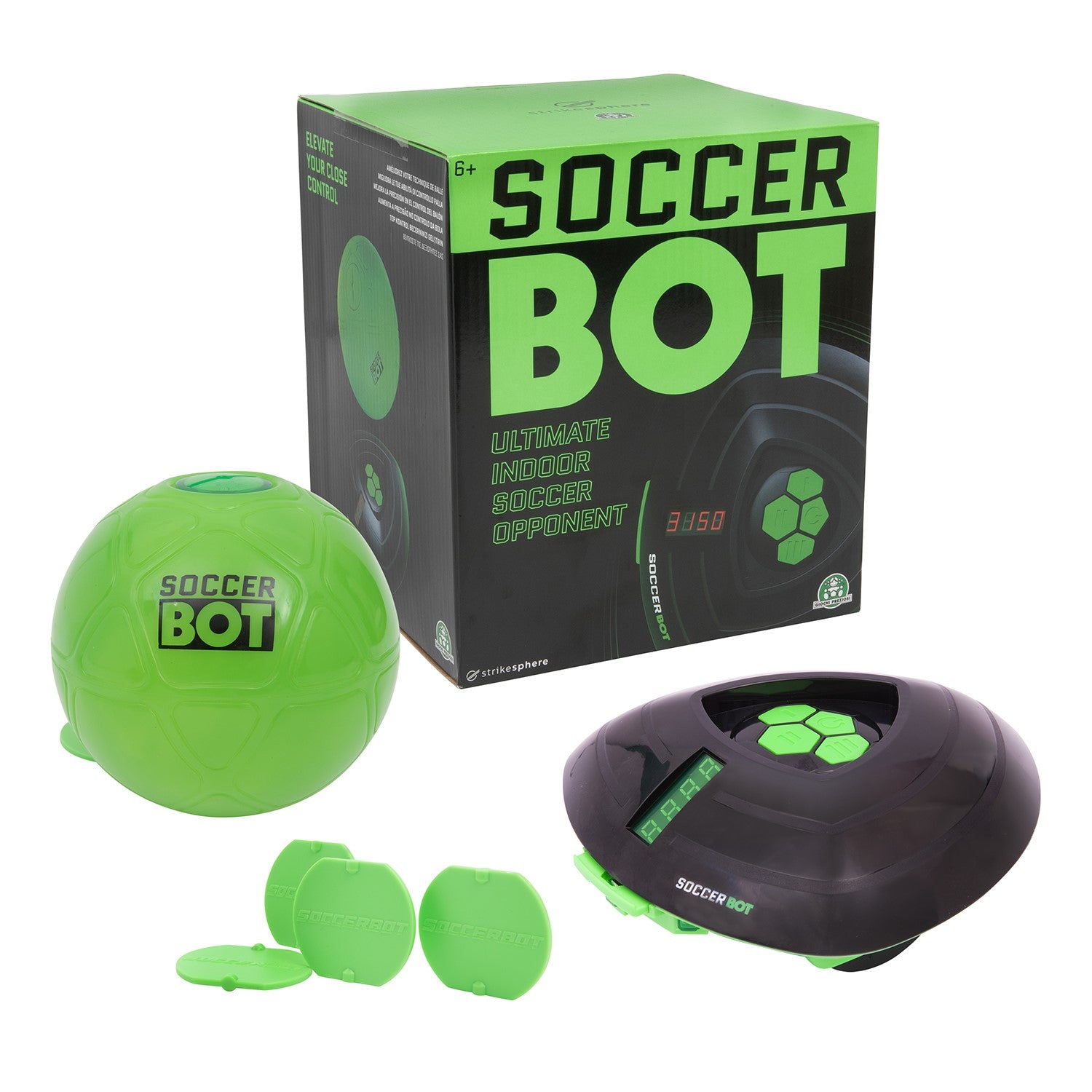 Giochi Preziosi Smart Ball, Soccer Bot, Robot entraineur de football en intérieur, Solo ou Multijoueurs, pour les enfants à partir de 6 ans, MR100