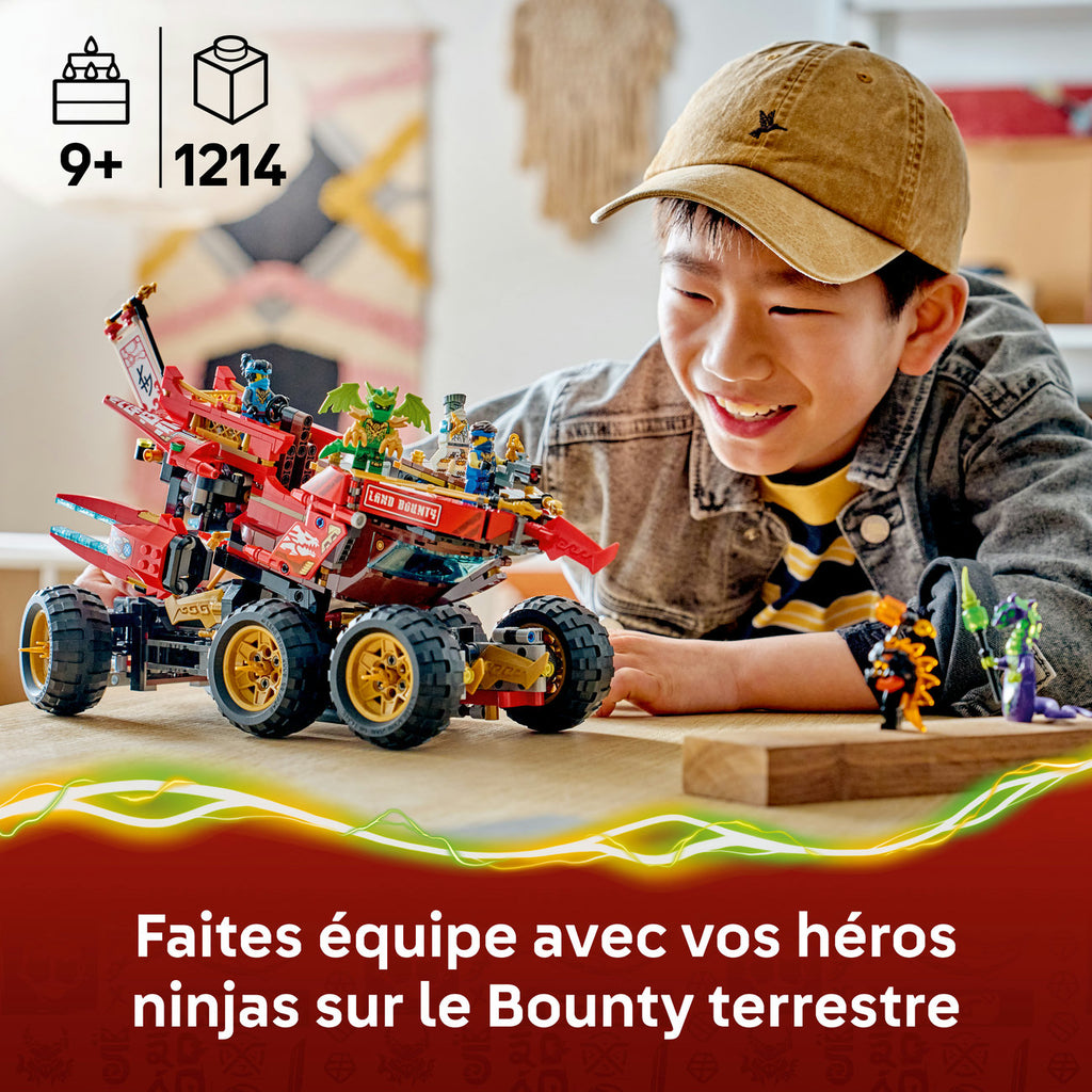 LEGO Ninjago Le Bounty terrestre Ensemble de construction 3 en 1 71869