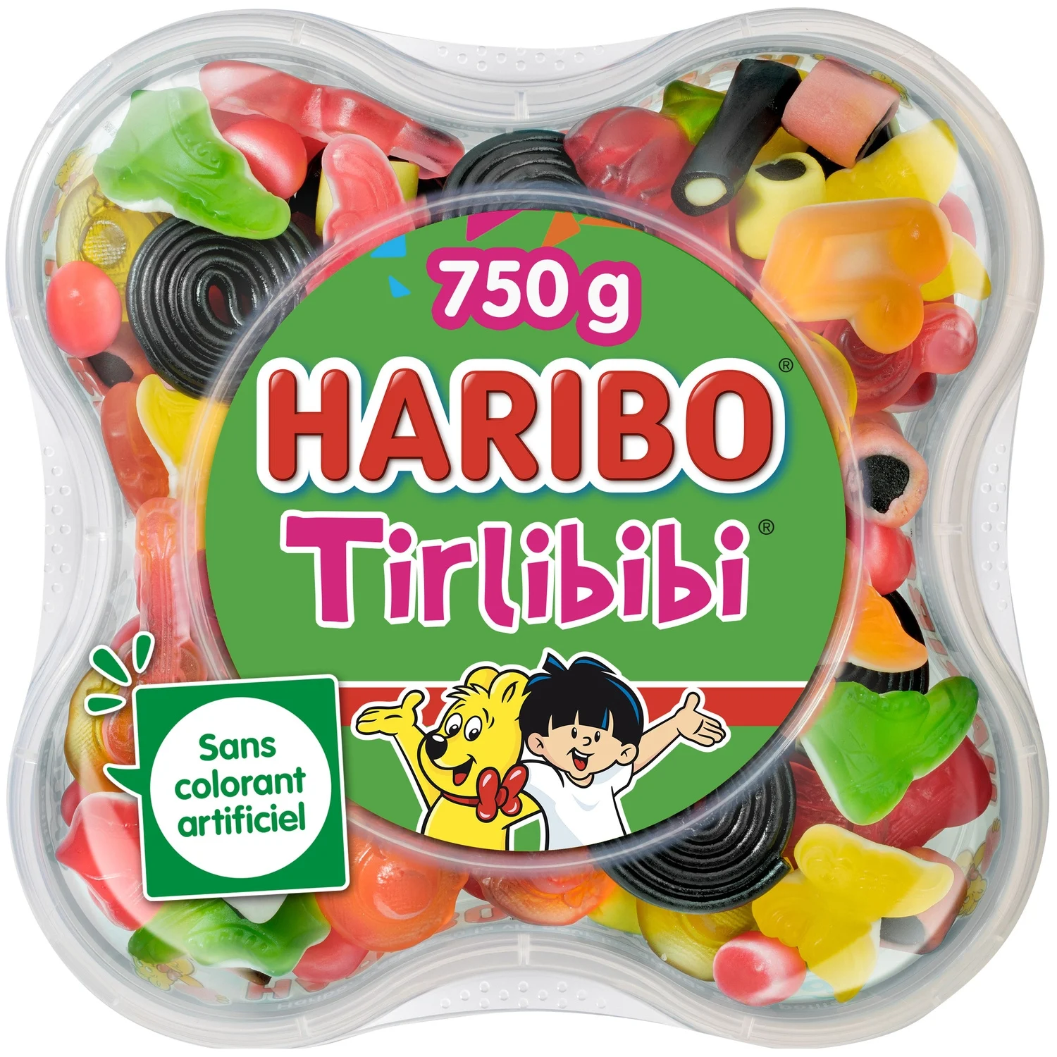 HARIBO TirLirBiBi Boîte - 750 g