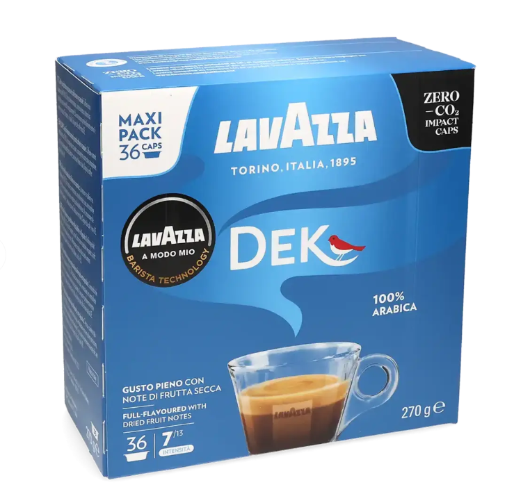 LAVAZZA Capsules Compatibles A Modo Mio Décaféiné 36 capsules