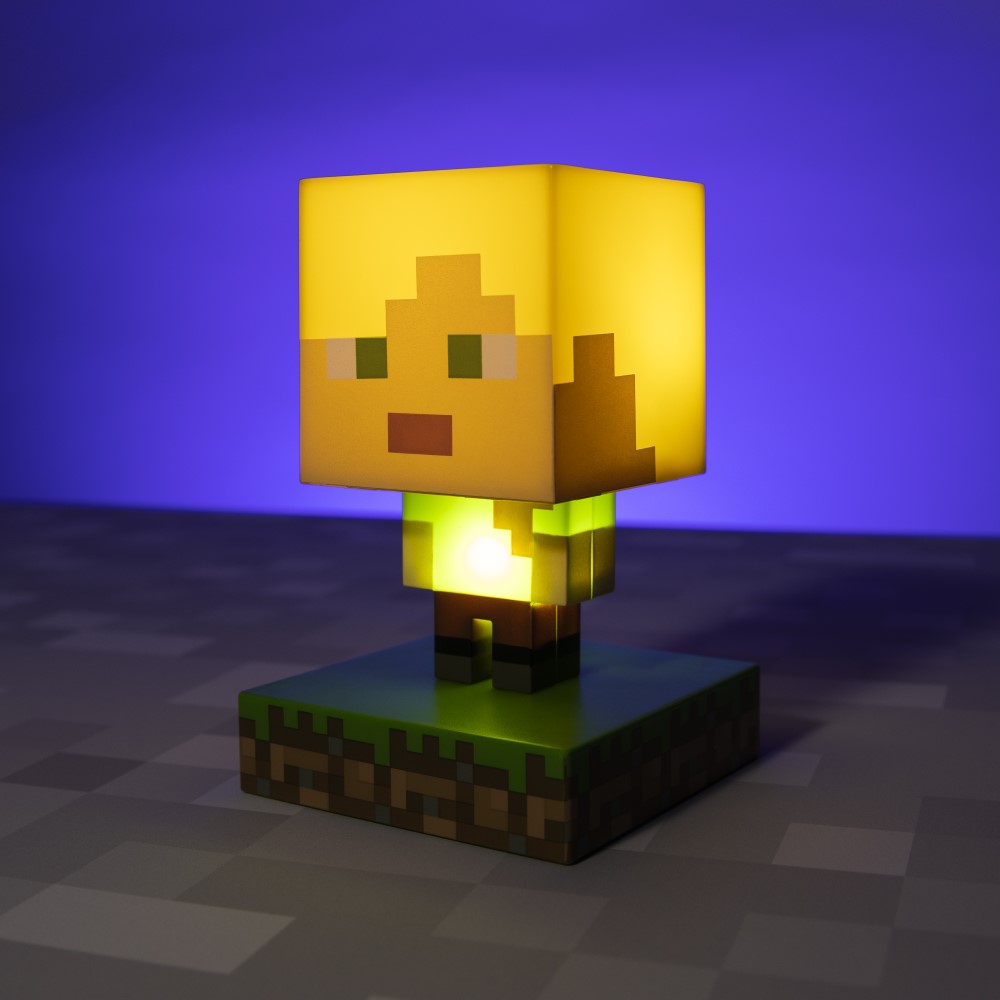 MINECRAFT Alex Icon Light - sous Licence Officielle - à Piles