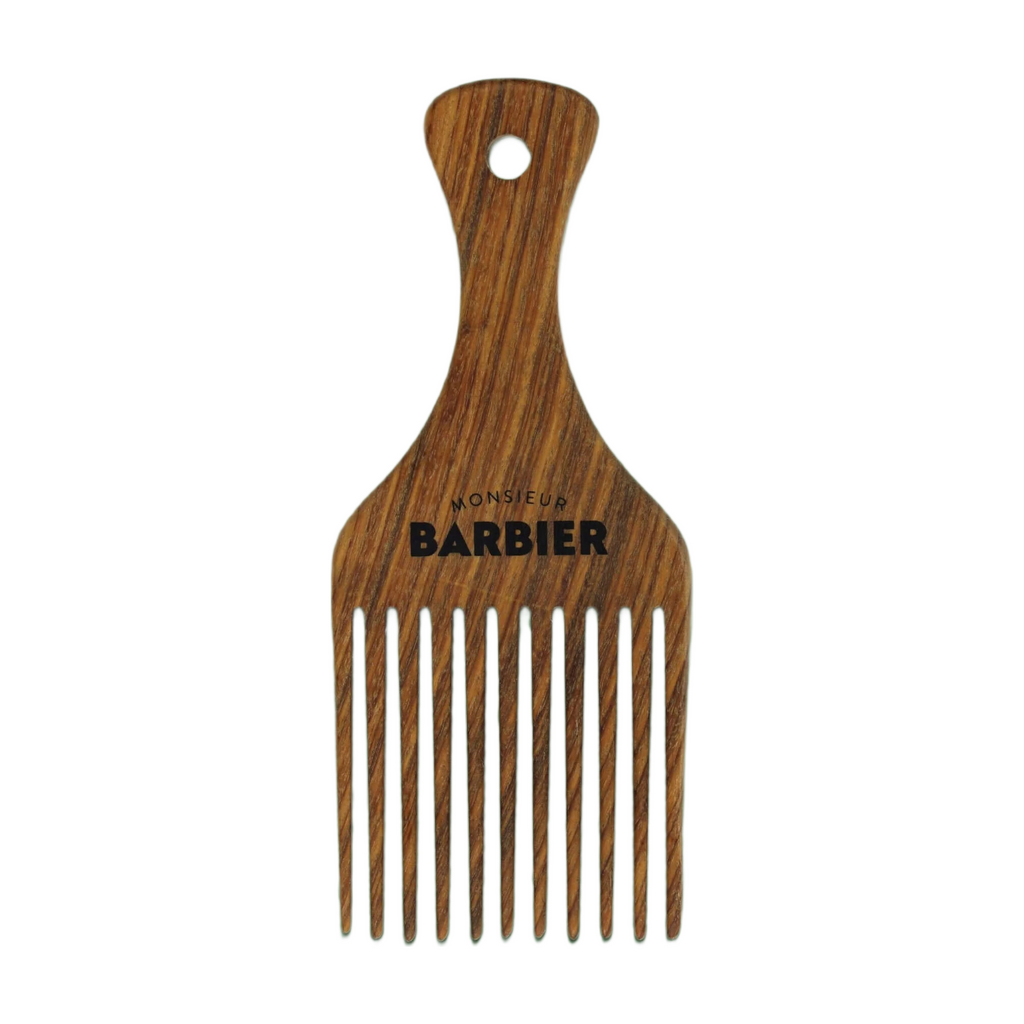 Monsieur Barbier Peigne de coiffage barbe et cheveux Touche finale