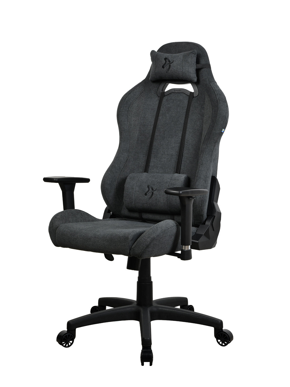 Arozzi Torretta SoftFabric™ Chaise de bureau/gaming ergonomique - Gris foncé