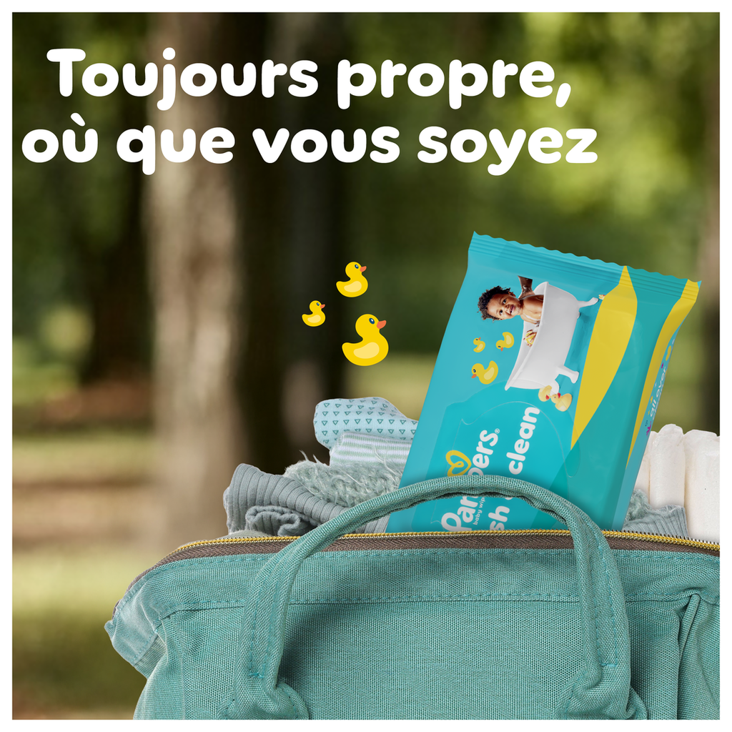 Pampers Fresh & Clean Lingettes pour Bébé, 3 Paquets De 80 Lingettes = 240 Lingettes, Une Toilette Complète
