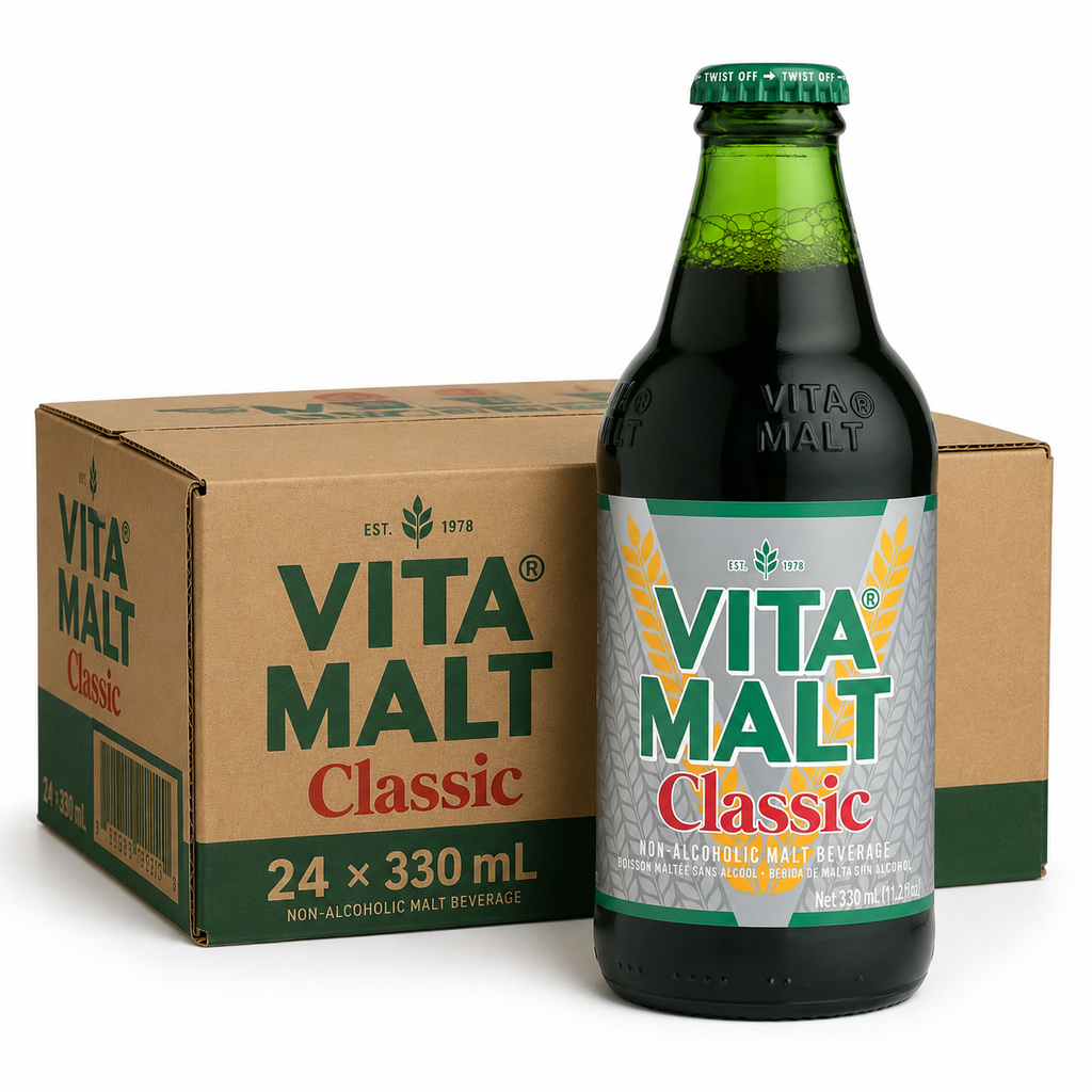 VITAMALT Boisson au malt classique (verre) - 24 × 330 ml
