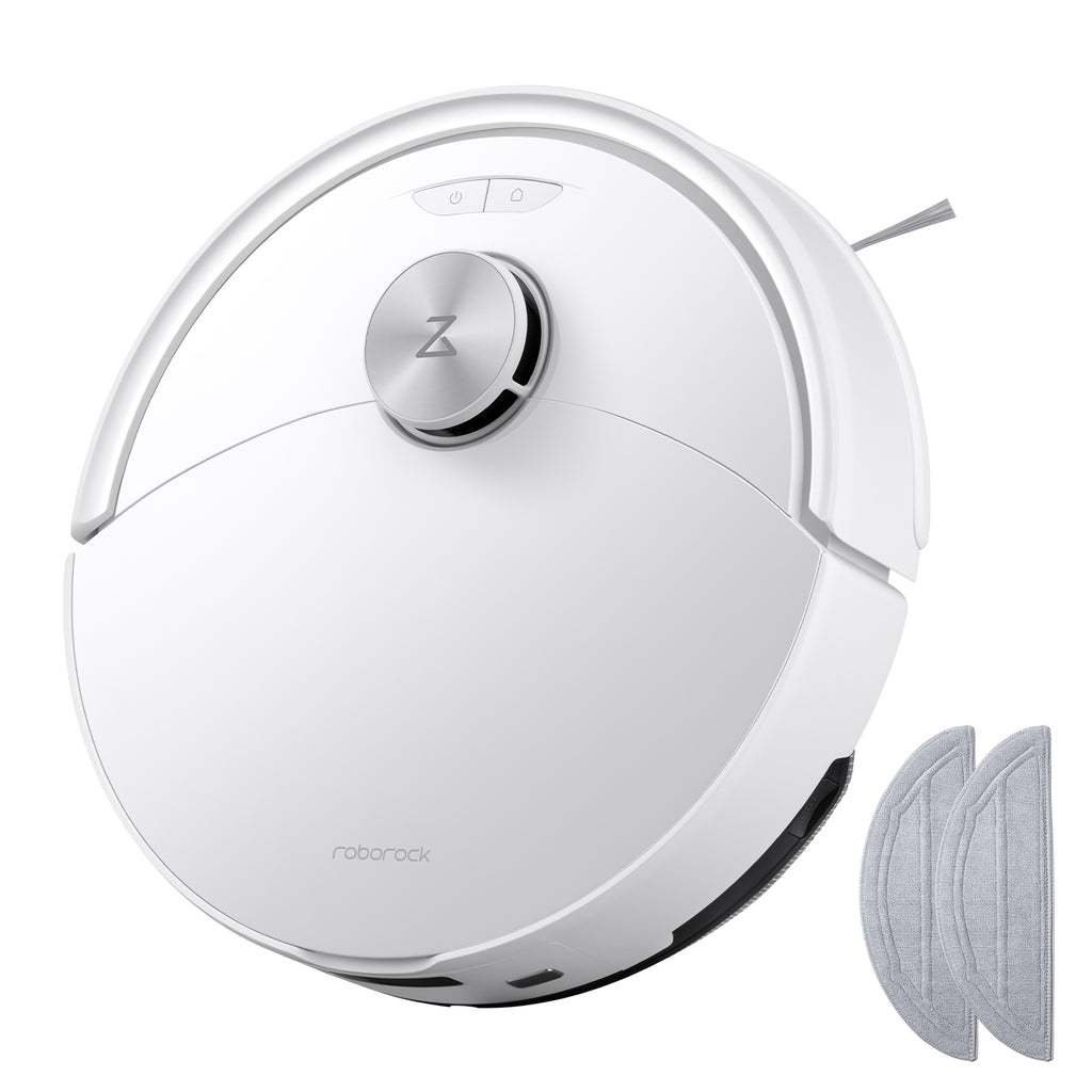 Roborock Q10 S5 Kit Aspirateur Robot avec Fonction Lavage, Puissance d'Aspiration HyperForce 10 000 Pa, Double Système Anti-Emmêlement, Lavage à Levage Automatique