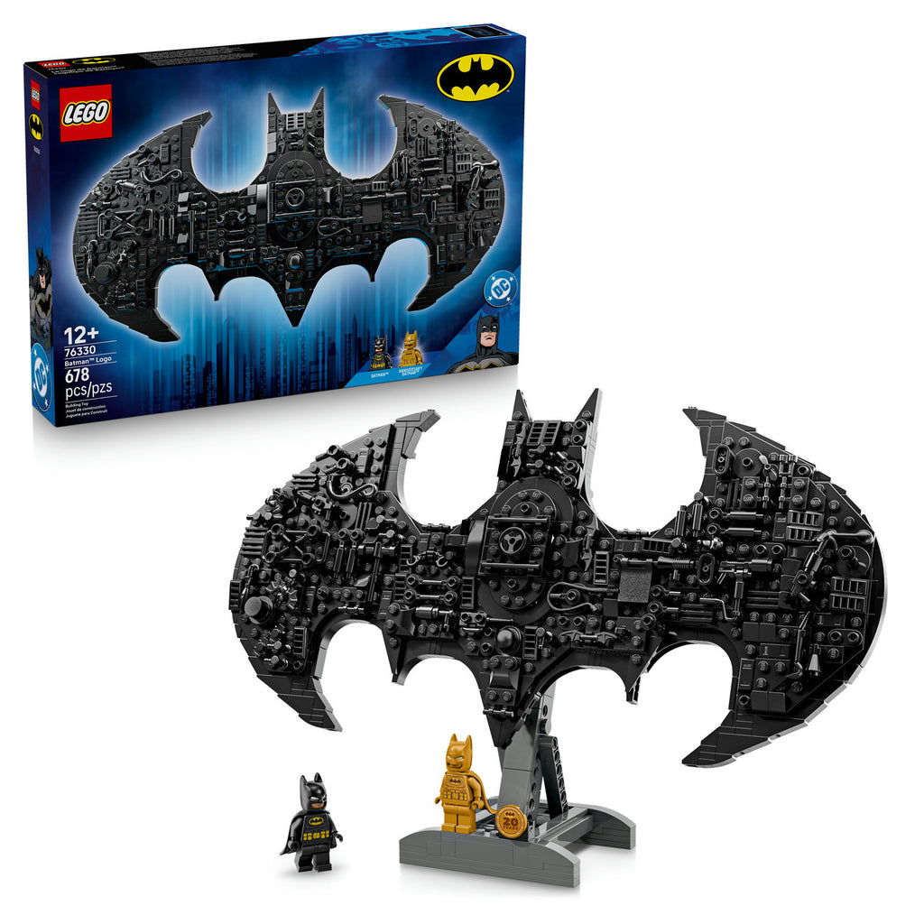 LEGO DC Batman : Ensemble de Construction Objet de Collection Logo Batman 76330