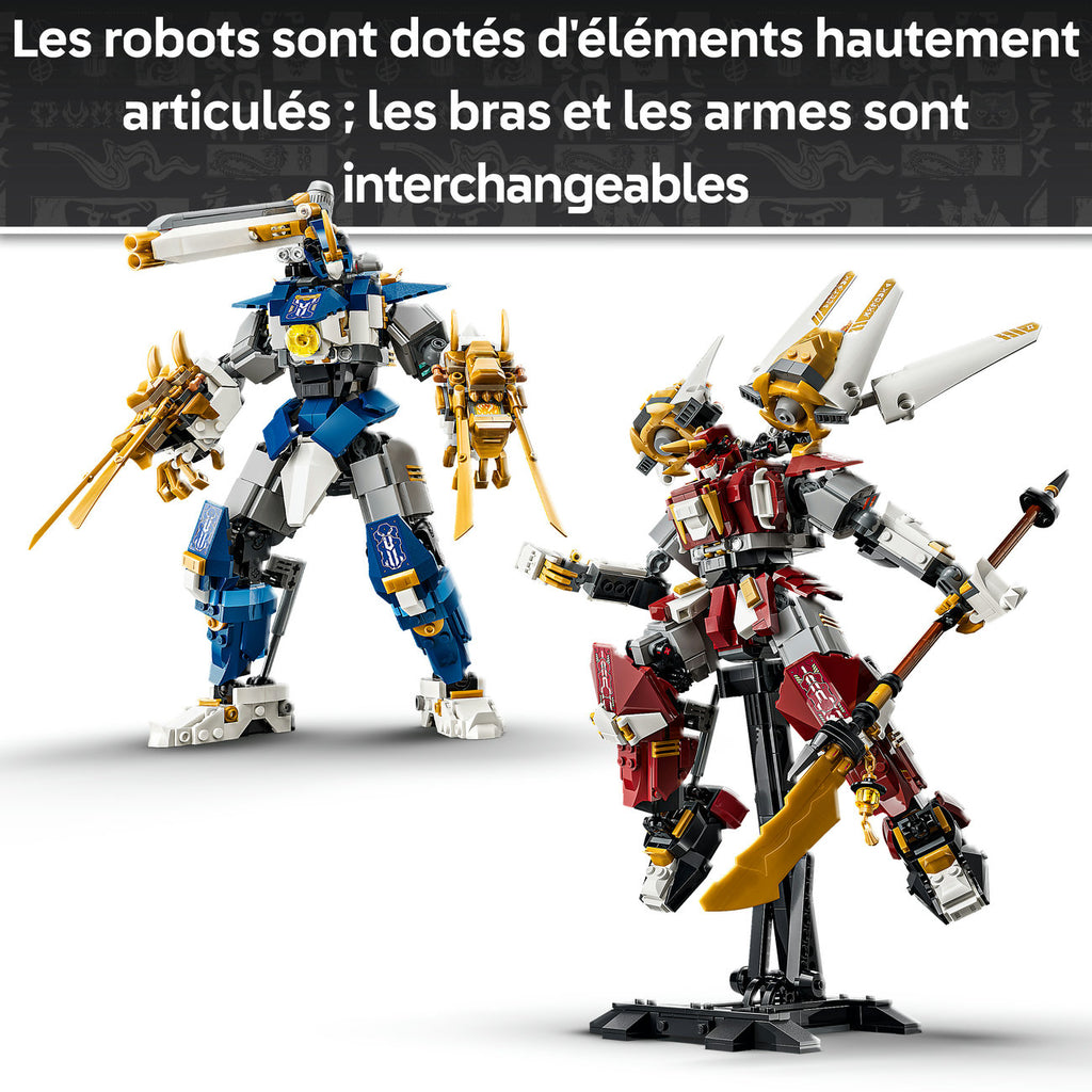 LEGO Ninjago 71870 Les robots Titan jumeaux