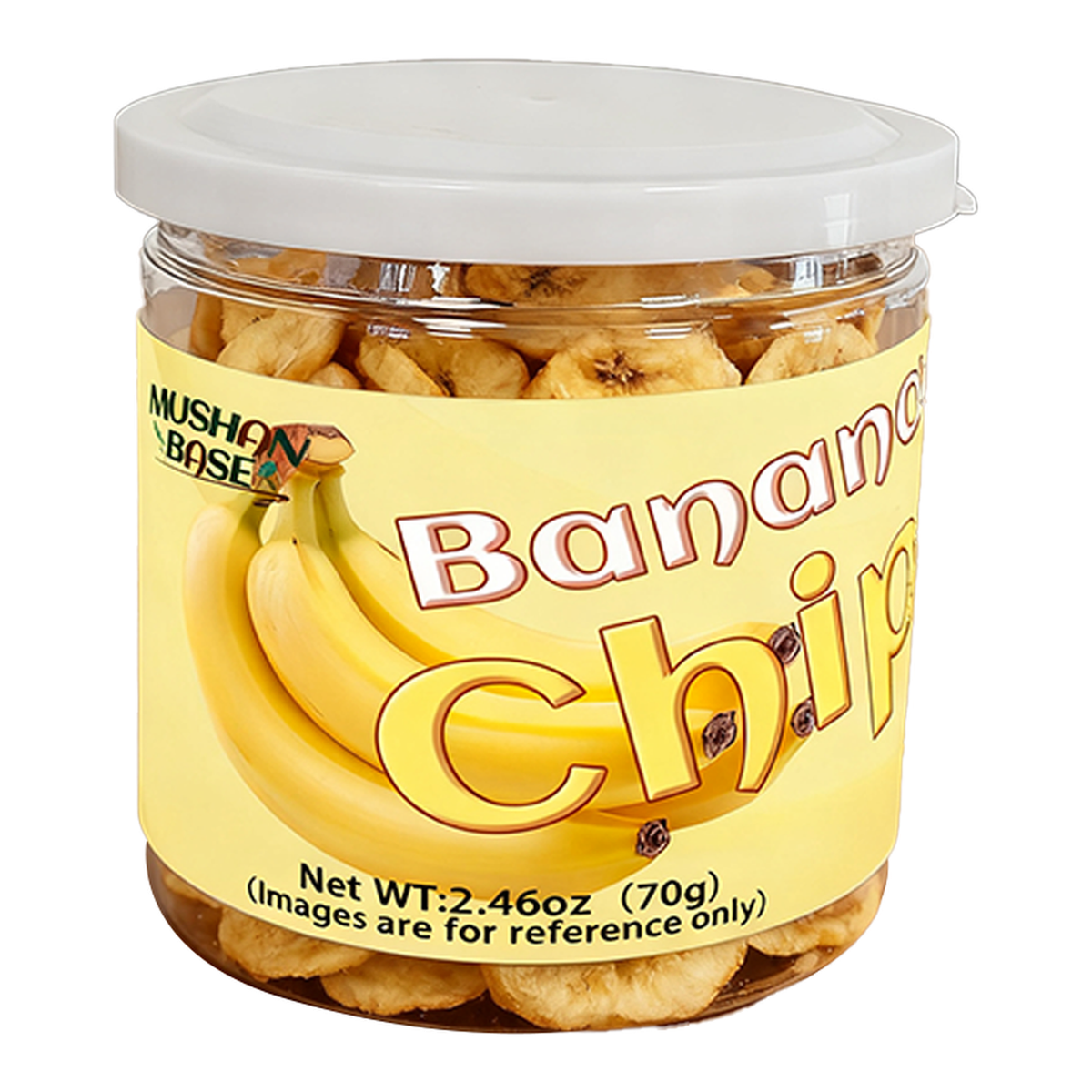 MUSHAN BASE Chips de banane 70 g