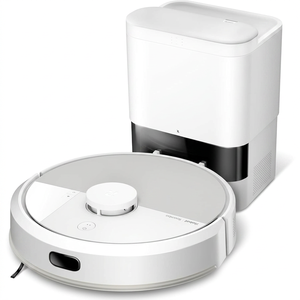 Robot Aspirateur Laveur Roomba 115 AE Blanc