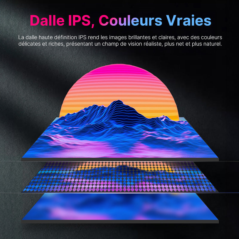 LEPOW Moniteur de bureau 27" avec taux de rafraichissement 100 Hz